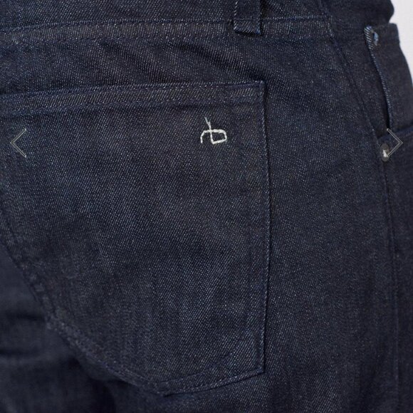 Rag & Bone Slim Fit Dark Indigo Authentic Stretch Jeans - Picture 7 of 10